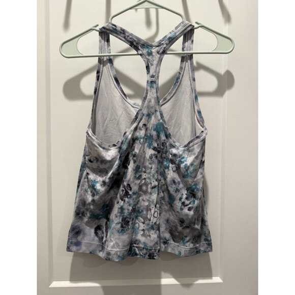 Lululemon Cool Racerback Short Tank Top Women's Medium Kaleidofloral Nulu Multi - Picture 3 of 4